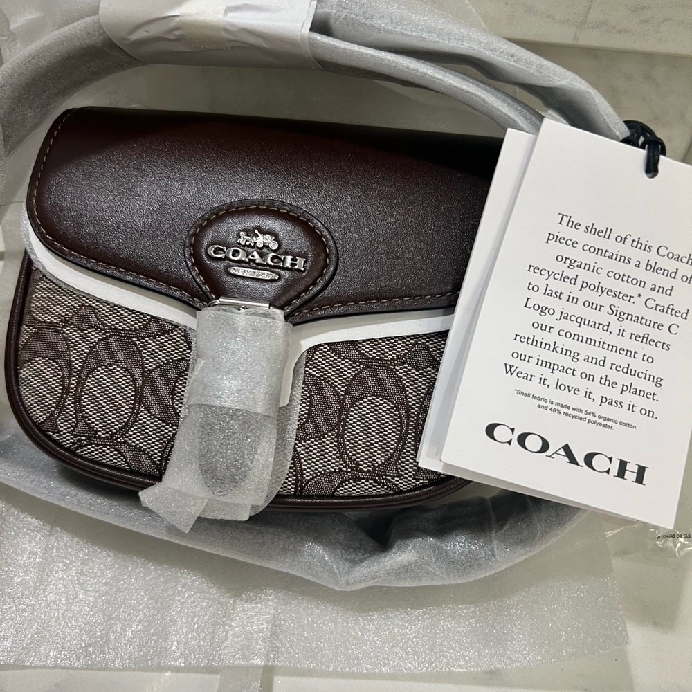 Coach Brown Crossbody Bag - Picture 7 of 8